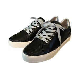 Naturalizer Women's Astara Black Leather Sneaker, 7.5~New